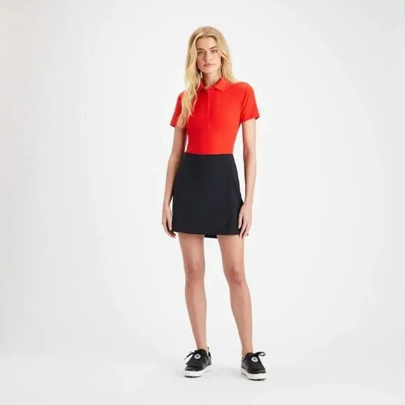 G/Fore Maverick Wrap Stretch Skort 2 4 6 8 Onyx Womens Golf Skirt GFore NWT Women